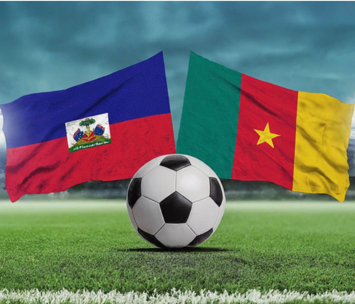 Team Haiti ?? ve team Cameroon ?? friendly 