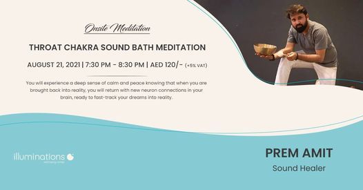 Onsite Meditation: Throat Chakra Sound Bath Meditation With Prem Amit