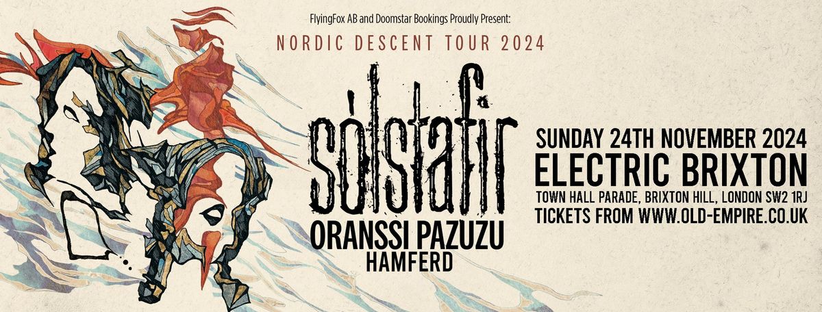 S\u00f3lstafir + Oranssi Pazuzu + Hamferd at Electric Brixton, London