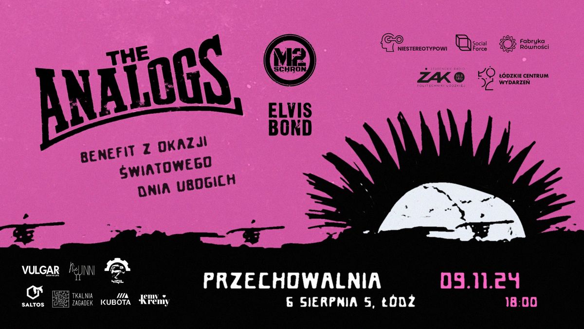 Koncert The Analogs z okazji \u015awiatowego Dnia Ubogich | \u0141\u00d3D\u0179