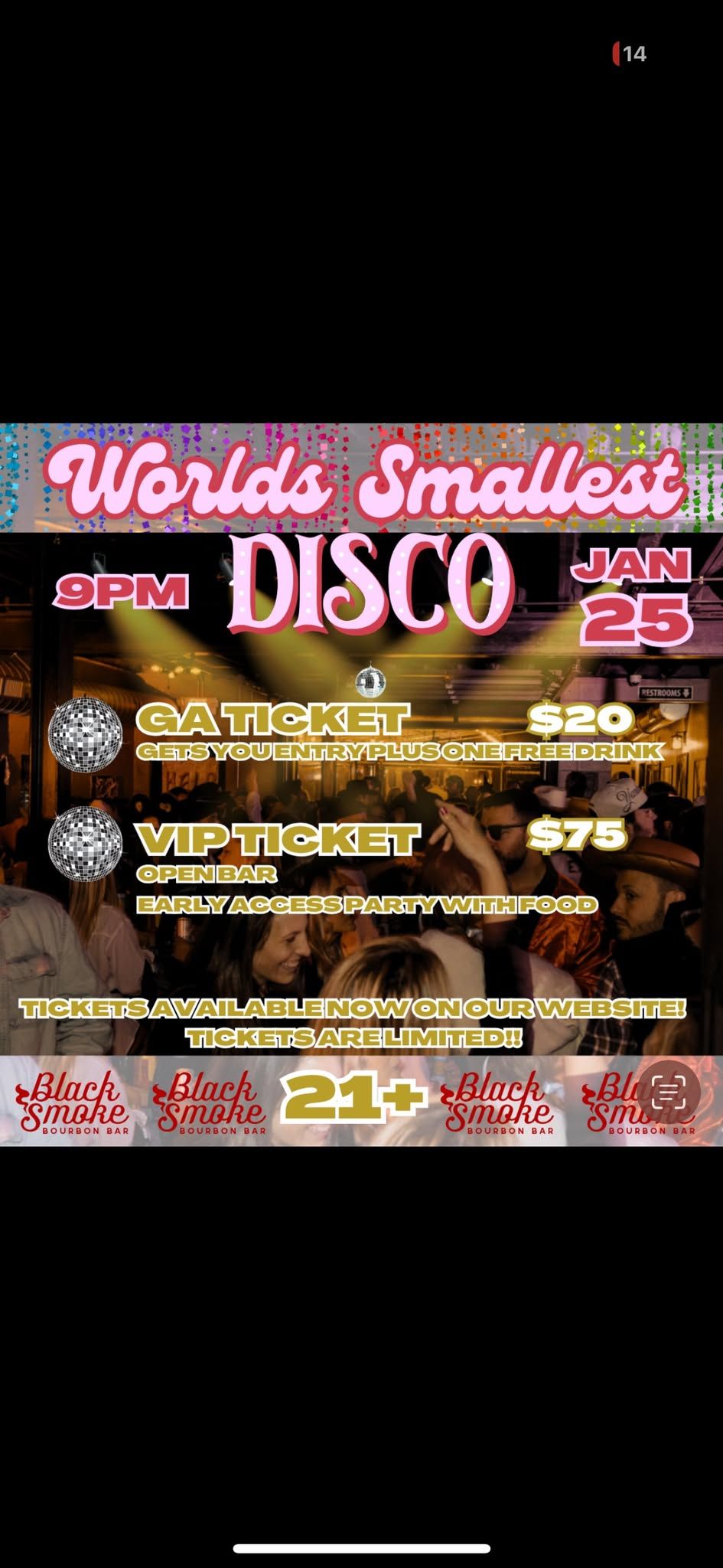 Worlds Smallest Disco