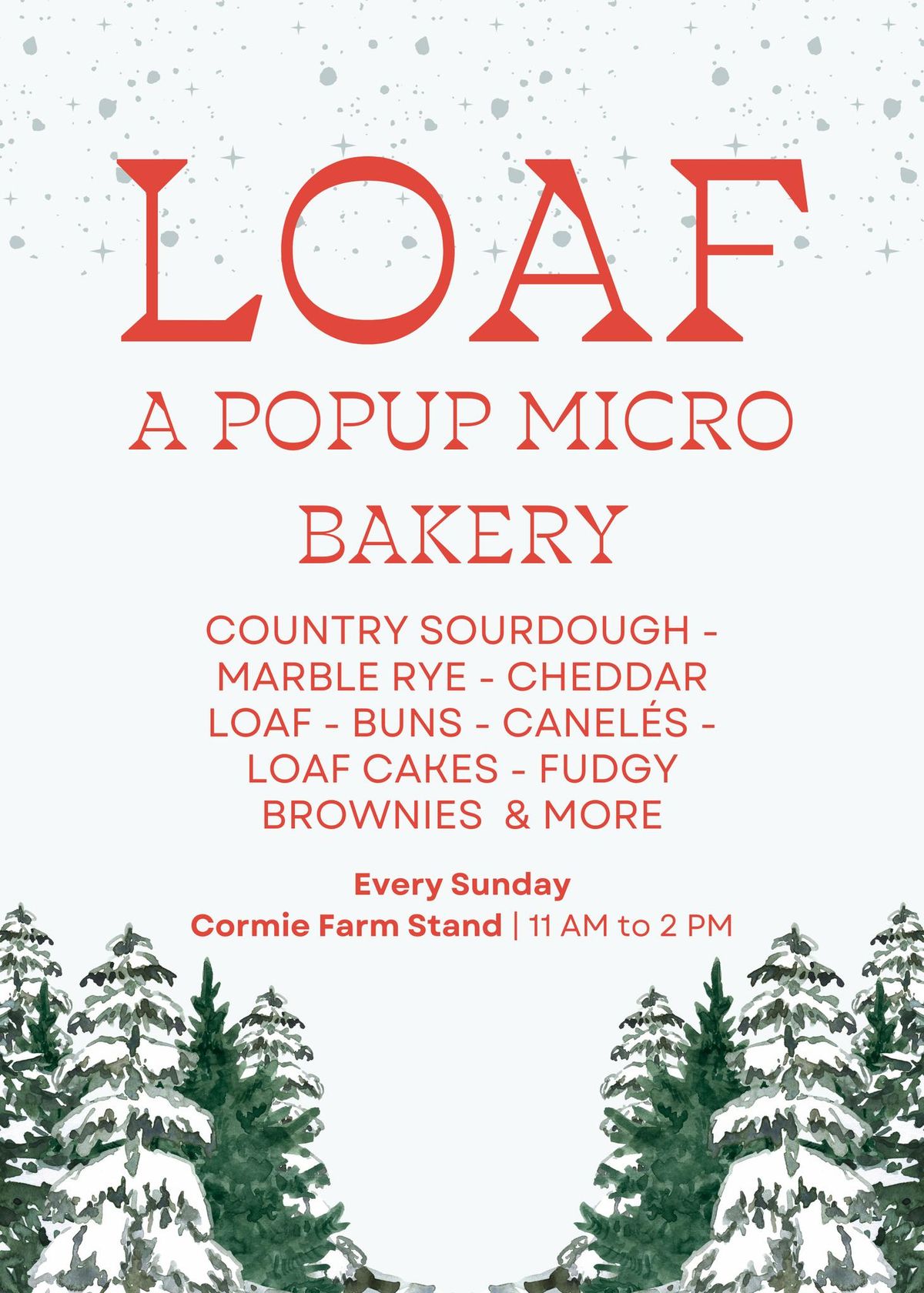 LOAF Micro Bakery Popup