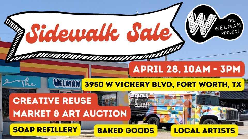Sidewalk Sale: Creative Reuse Market and Art Auction