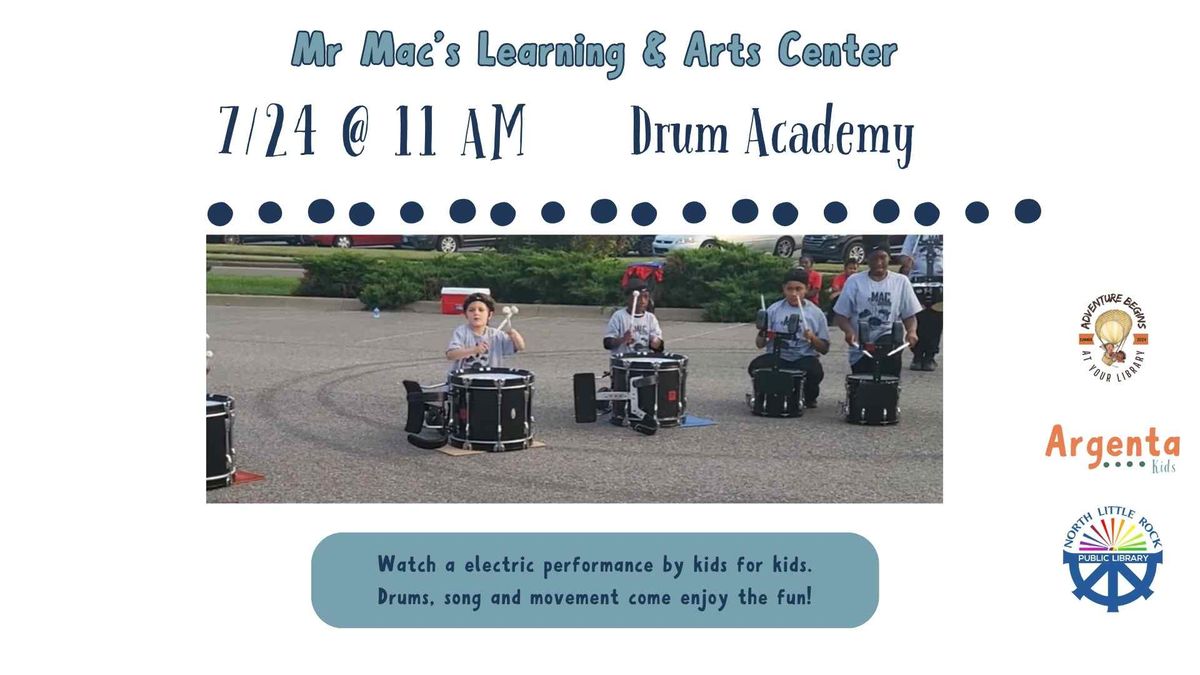 Mr. Mac's Learning and Arts Center Drum Academy