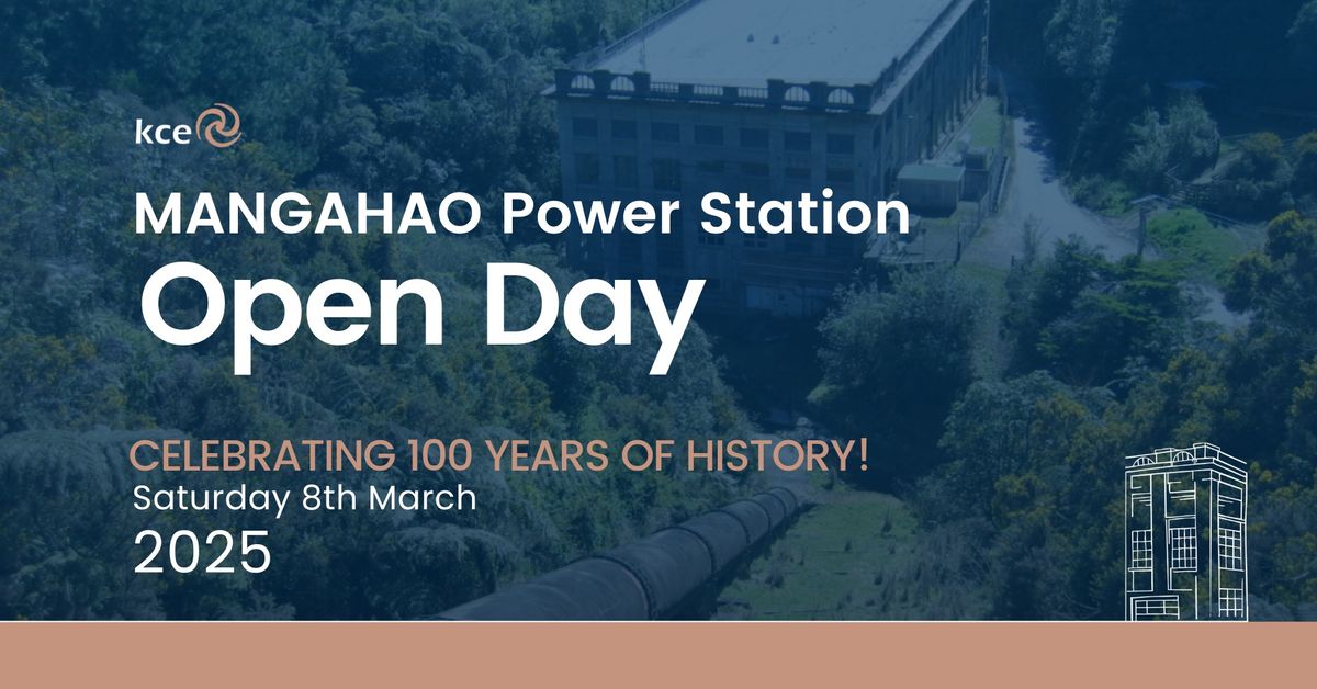 Mangahao Power Station Open Day \u2013 Explore 100 Years of Hydropower!