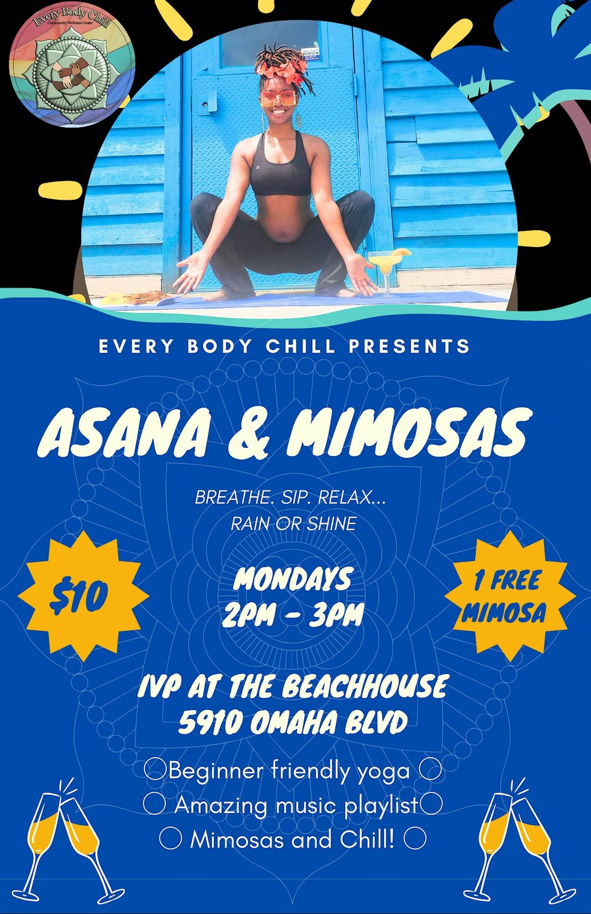 Asana & Mimosas - Beach House Yoga