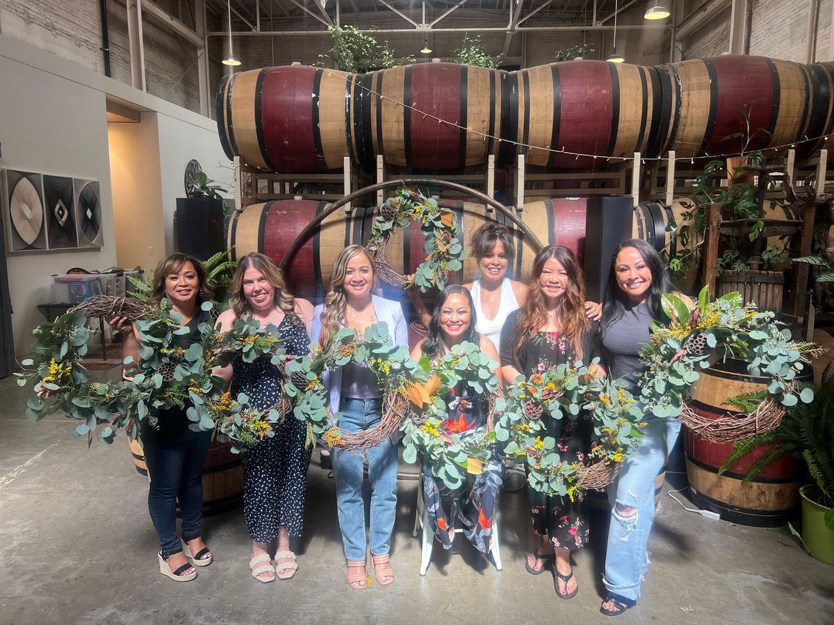 Fall Wreath Workshop at Lucid Wine