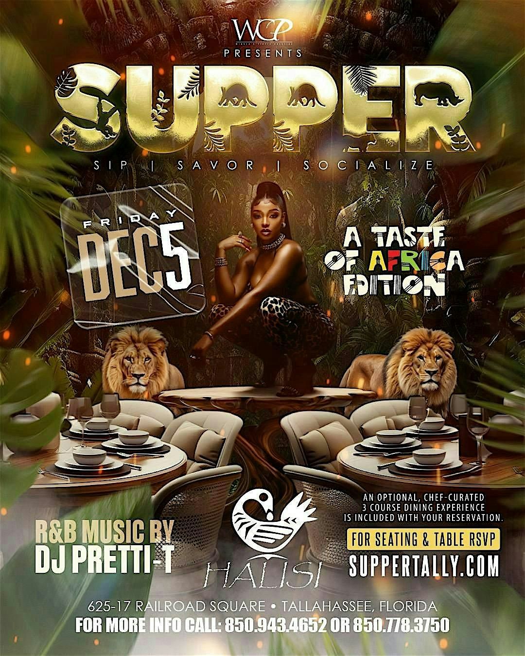 SUPPER A TASTE OF AFRICA