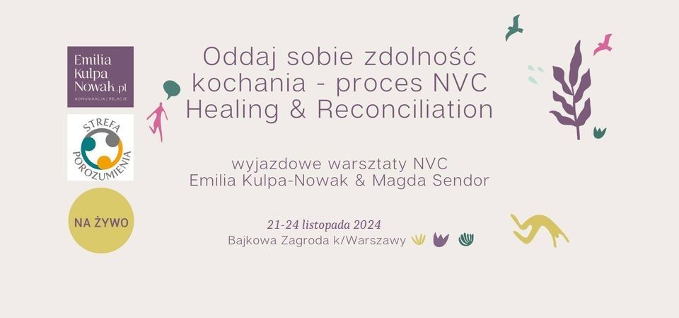 Oddaj sobie zdolno\u015b\u0107 kochania \u2013 proces NVC \u201eHealing and reconciliation\u201d