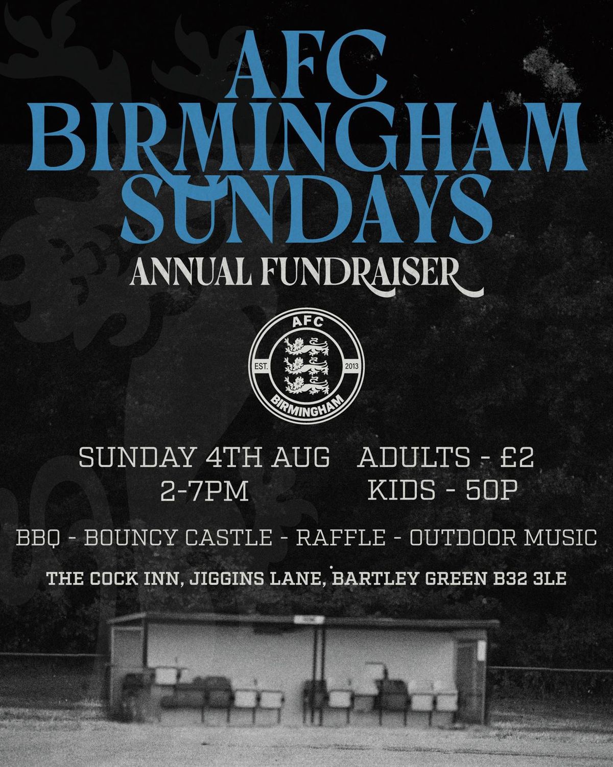 AFC Birmingham Sundays 2024 Fundraiser