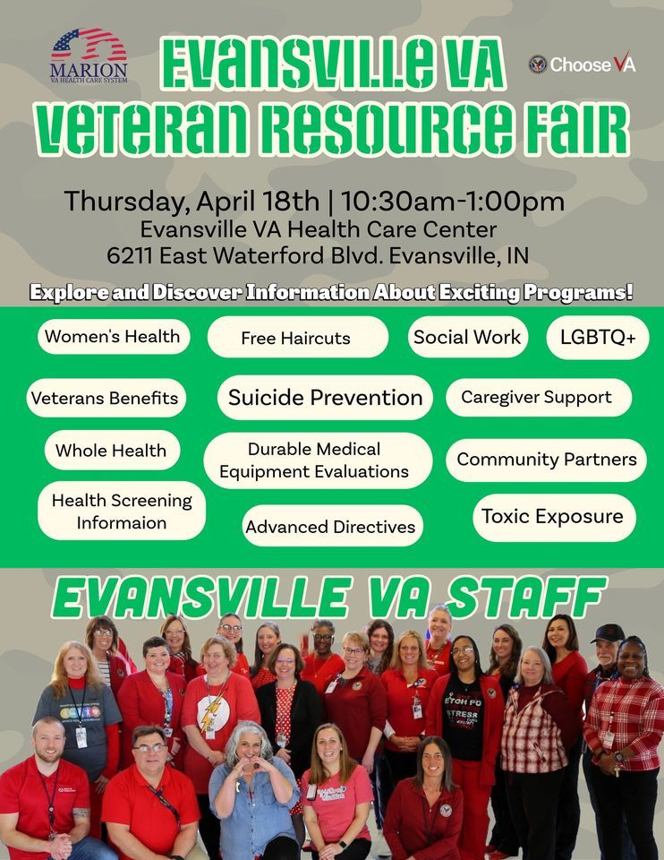 Evansville VA Health Care Center Veteran Resource Fair