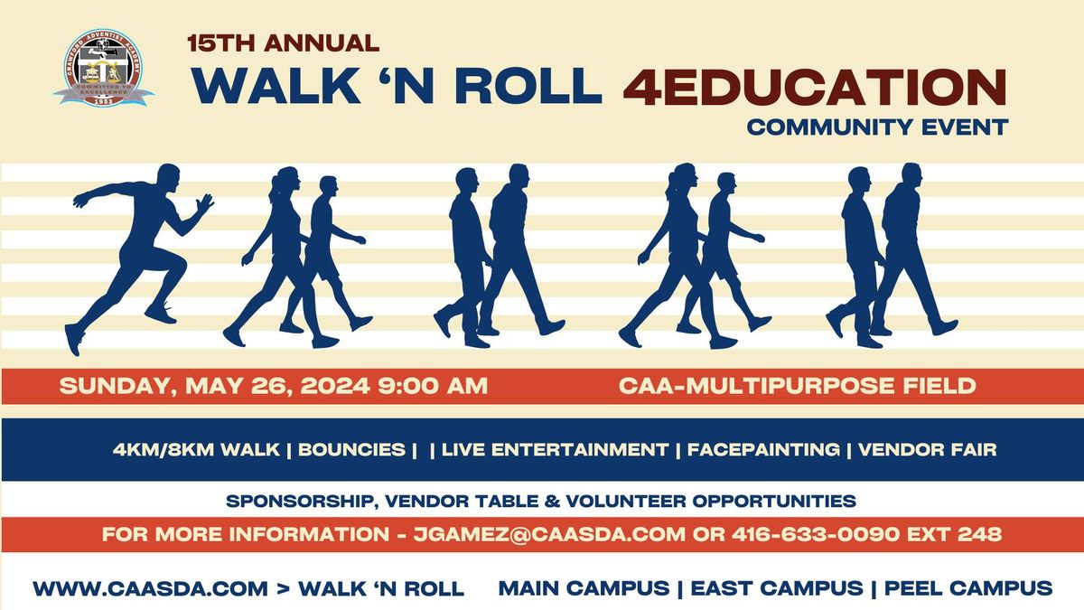 15th Annual Walk 'n Roll 4Education 