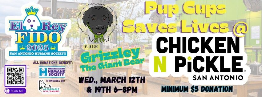 Pup Cups Saves Lives at Chicken N Pickle!