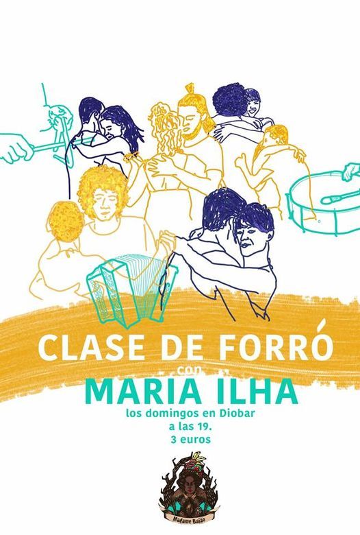 CLASE de FORR\u00d3 con MARIA ILHA
