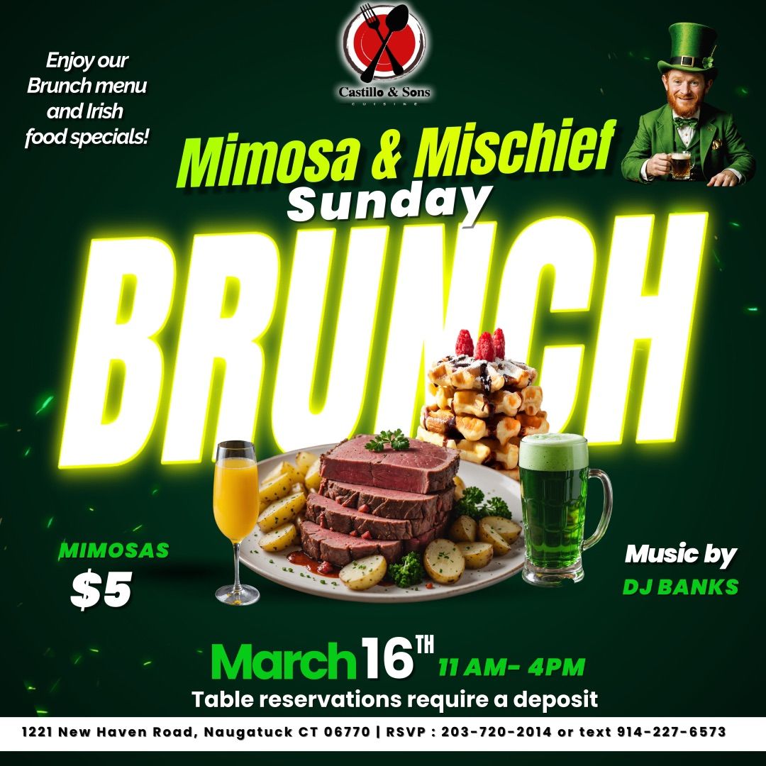 Mimosa & Mischief Brunch \u2013 Pre-St. Patrick\u2019s Day Celebration!