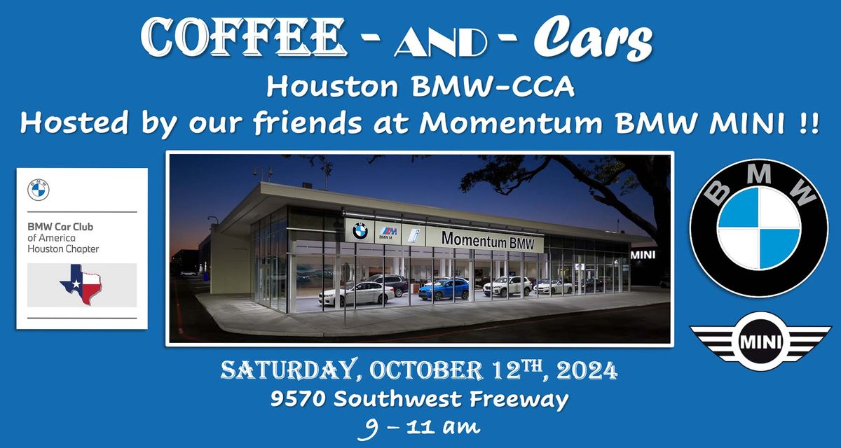 October Coffee & Cars hosted by Momentum BMW MINI