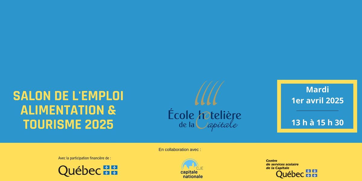 Salon Emploi Alimentation et Tourisme 