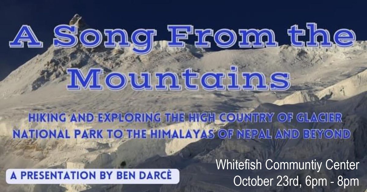 A Song From The Mountains with Ben Darce