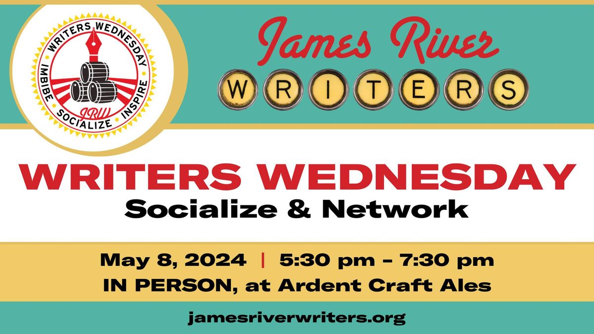 IN PERSON WRITERS WEDNESDAY at Ardent Craft Ales