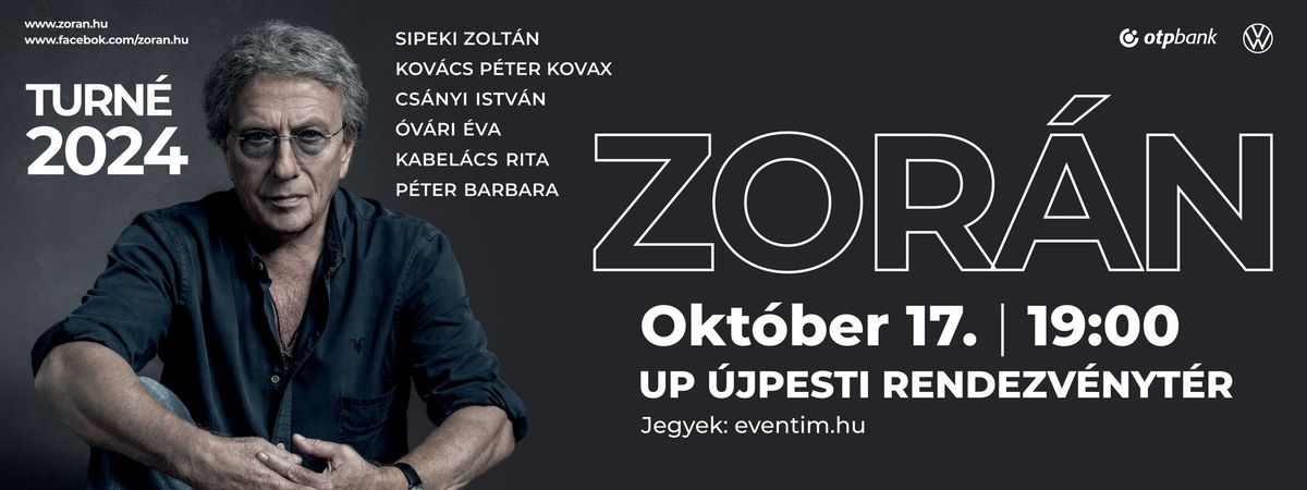 Zor\u00e1n Koncert - UP Rendezv\u00e9nyt\u00e9r