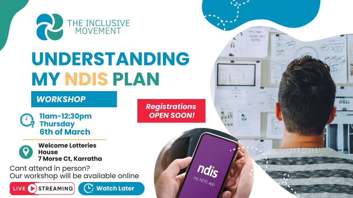 Understanding my NDIS plan Workshop