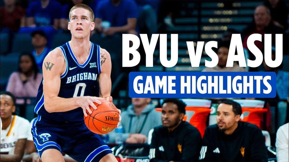 Arizona State Sun Devils at BYU Cougars Mens Basketball