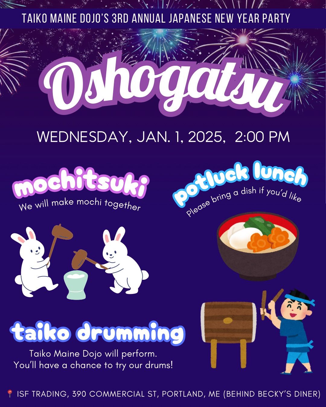 Oshogatsu - Japanese New Years Party!