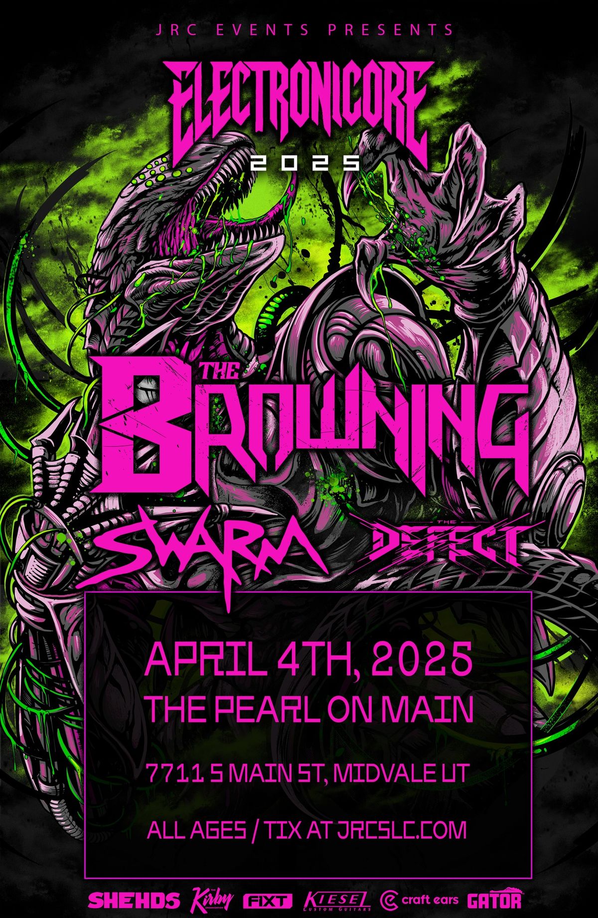 The Browning, SWARM, The Defect, Volatile at The Pearl On Main