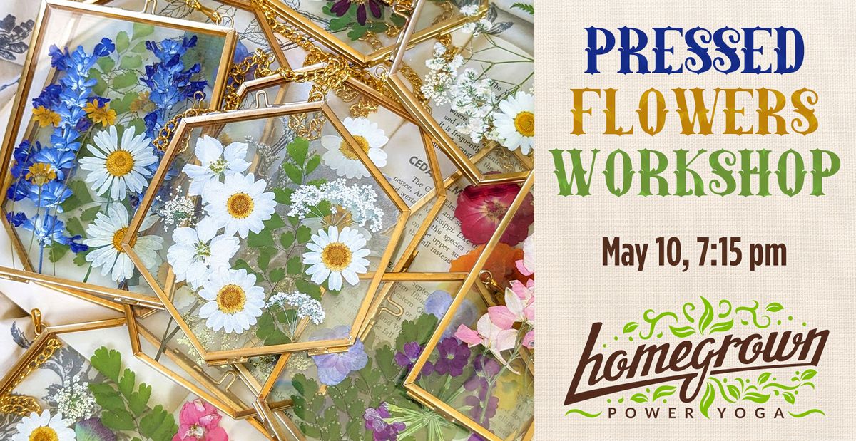 Pressed Flower Workshop ?
