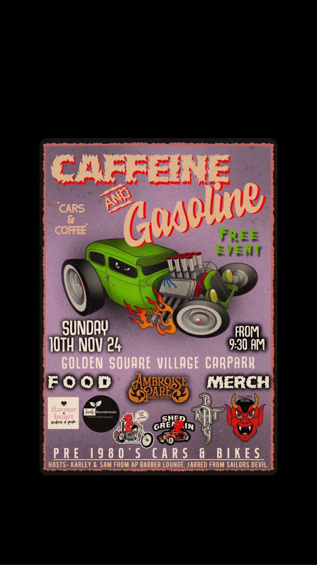 CAFFEINE AND GASOLINE