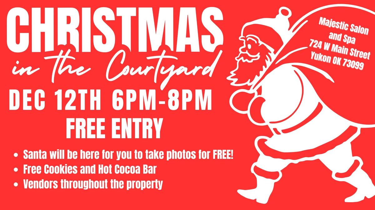 Christmas in the Courtyard with FREE Pictures with Santa