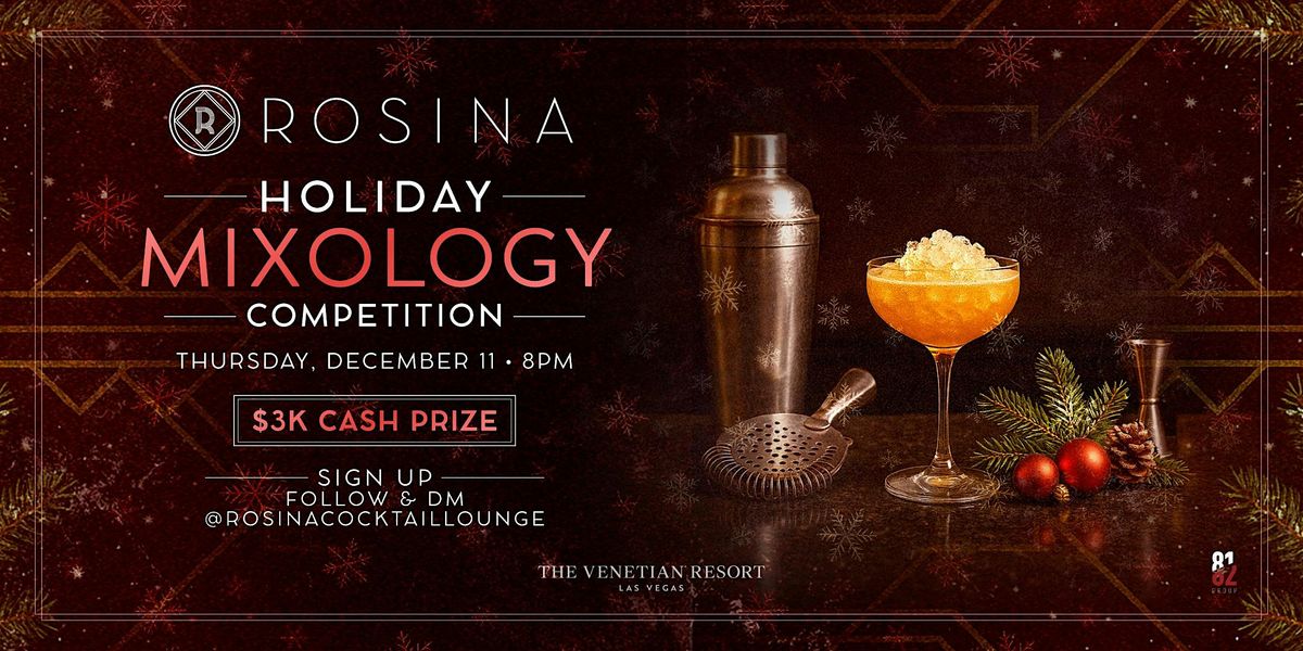 Holiday Mixology Competition