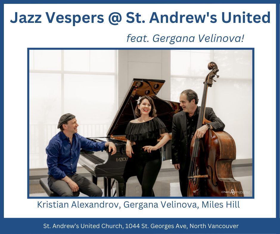 Jazz Vespers with Gergana Velinova