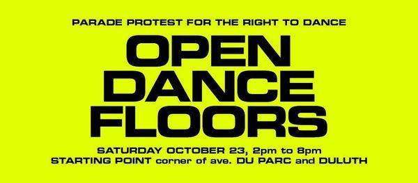 OPEN DANCE FLOORS