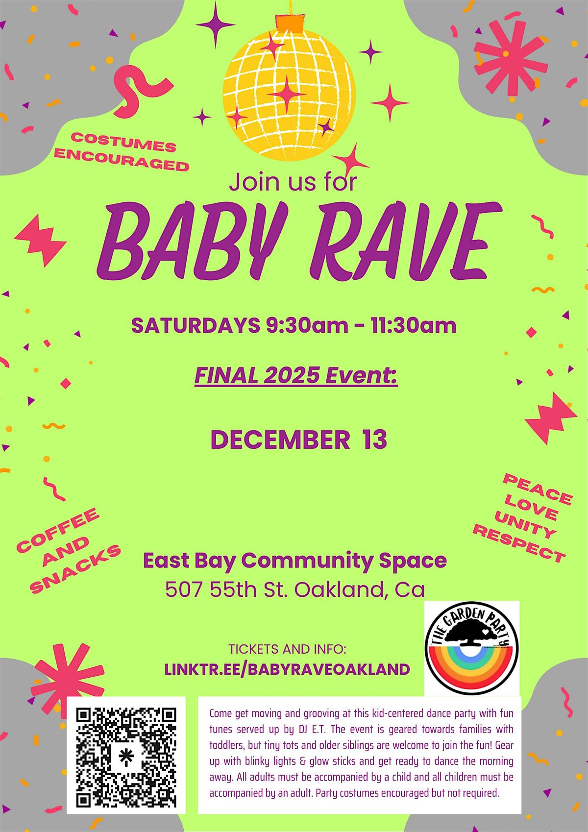 Baby Rave Oakland (12.13.25)