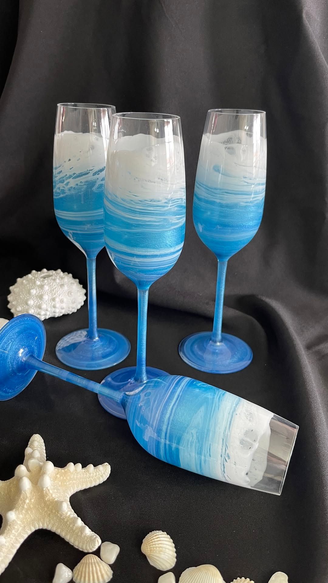 \u2728 Create Your Own Resin Art Champagne Glasses \u2728