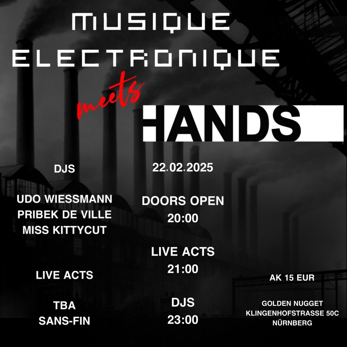 MUSIQUE ELECTRONIQUE meets HANDS