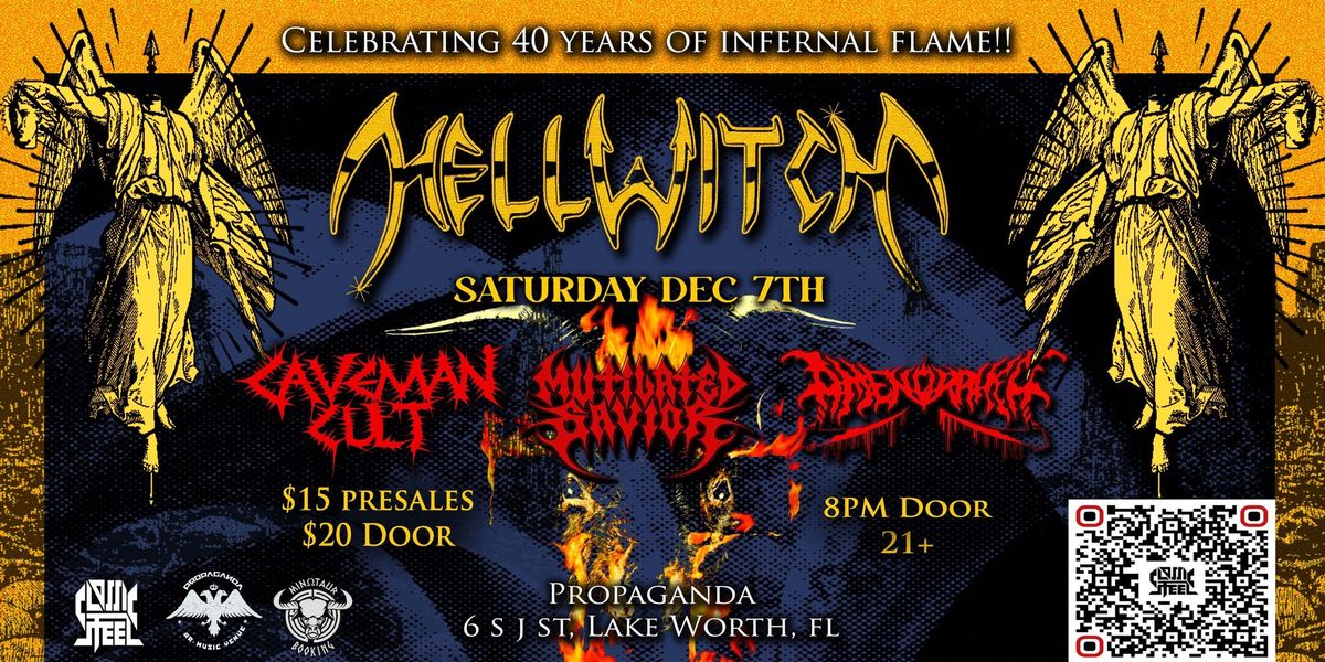 Classic Steel & Minotaur Booking presents: Hellwitch\/Caveman Cult\/Mutilated Savior\/Amenorrhea