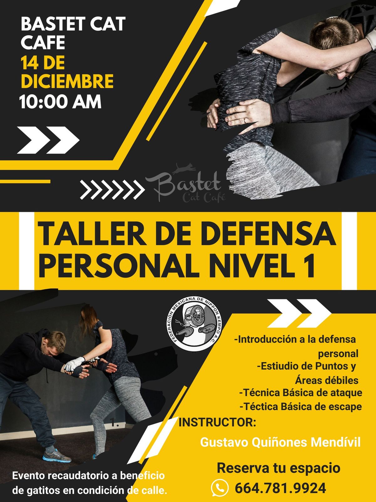 Taller de Defensa Personal en Bastet