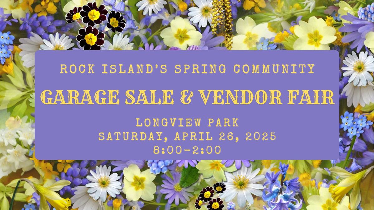 Spring Community Garage Sale & Vendor Fair