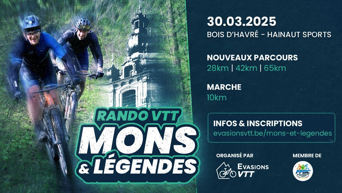 Rando VTT & marche \u00ab Mons et L\u00e9gendes \u00bb