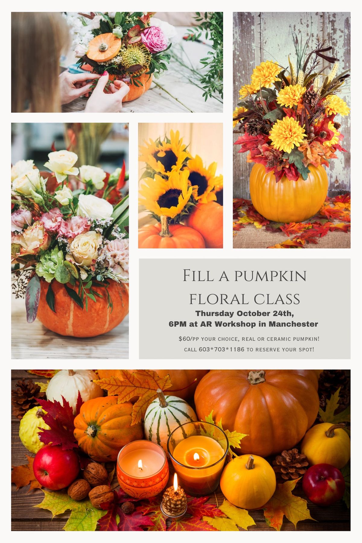 Fill A Pumpkin Floral Class