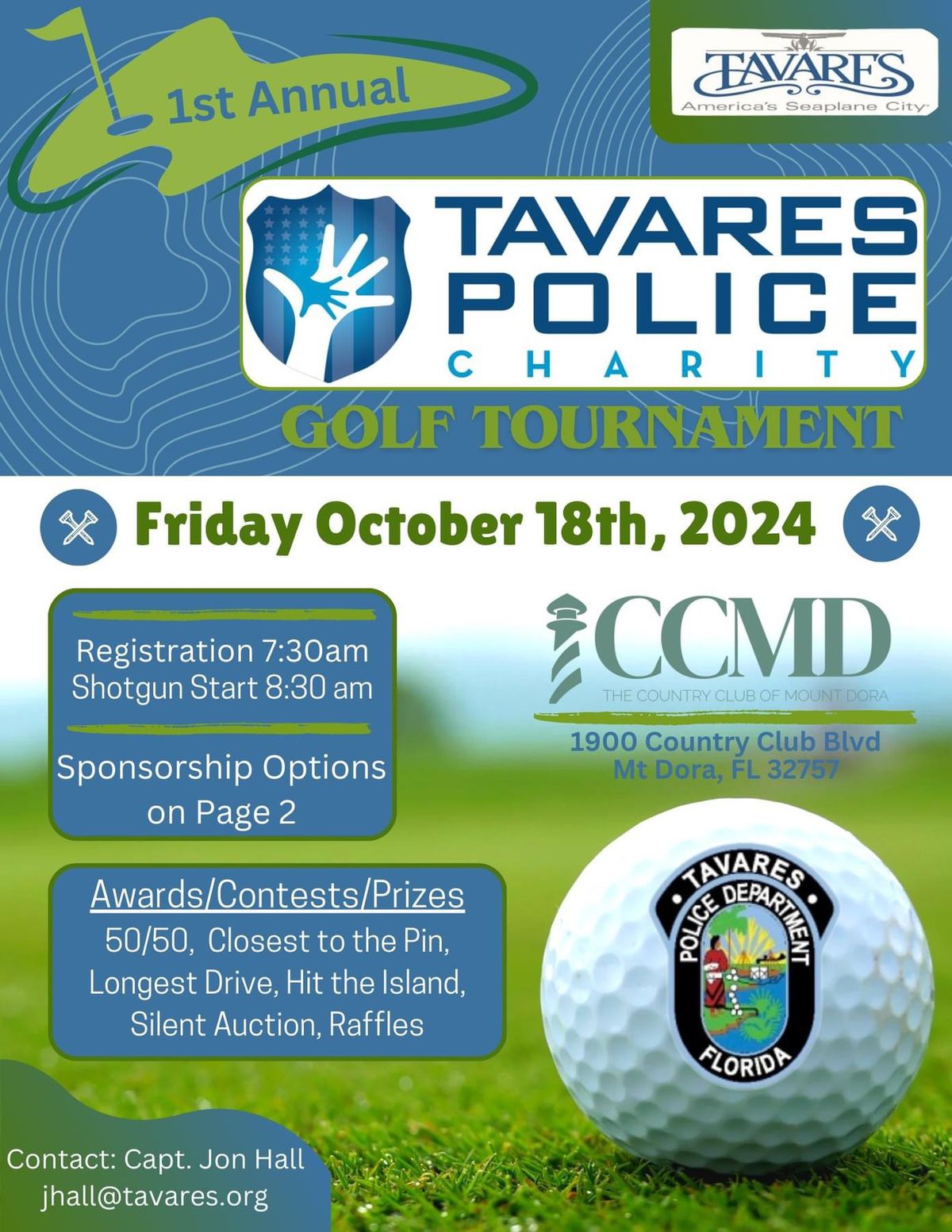 1st Annual Tavares Police Charity Golf Tournament 