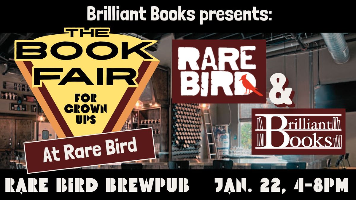 Grown Up Book Fair at Rare Bird Brewpub