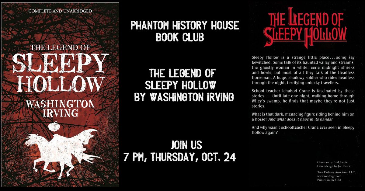 Book Club - The Legend of Sleepy Hollow by Washington Irving