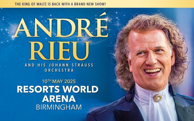 Andr\u00e9 Rieu LIVE - Birmingham  \u00a3165.00 p.p Band B Seating including Travel. Evening Performance.