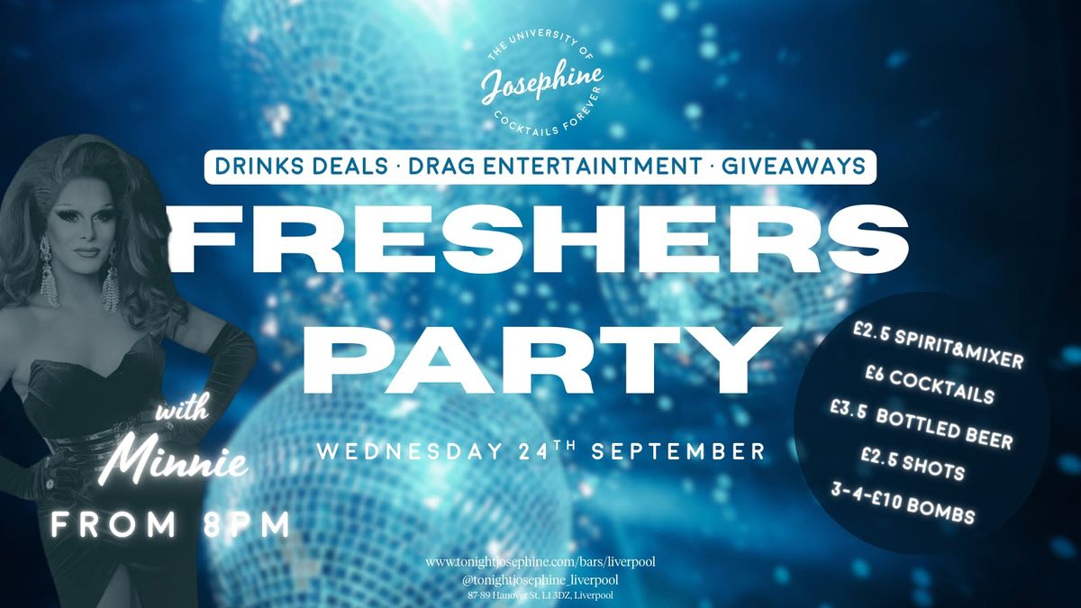 \ud83e\udea9 TJ's Freshers \ud83e\udea9 - Drag Entertaintment, Drinks Deals and Giveaways