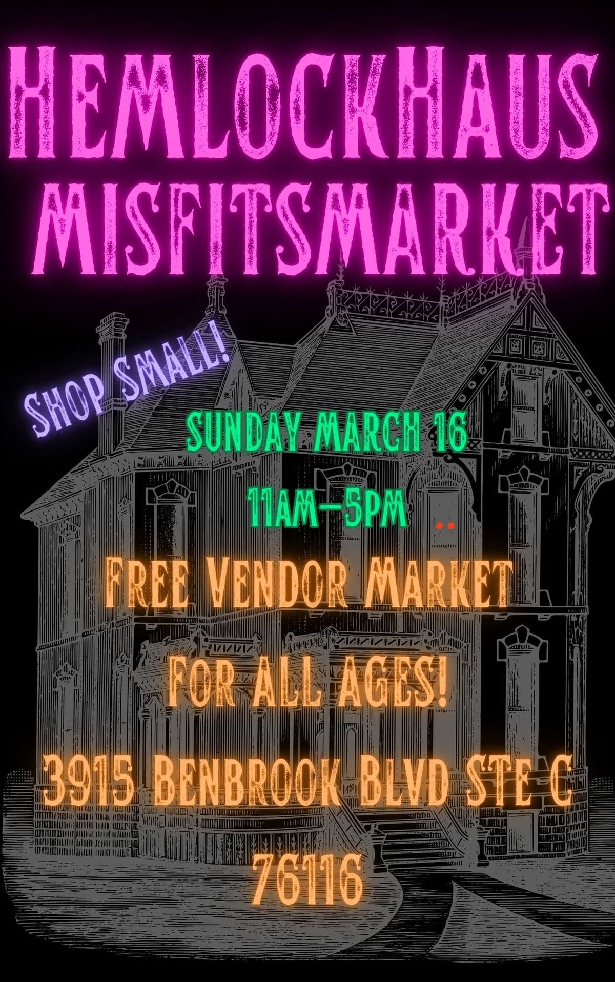 March 16th Hemlock Haus Misfits Market