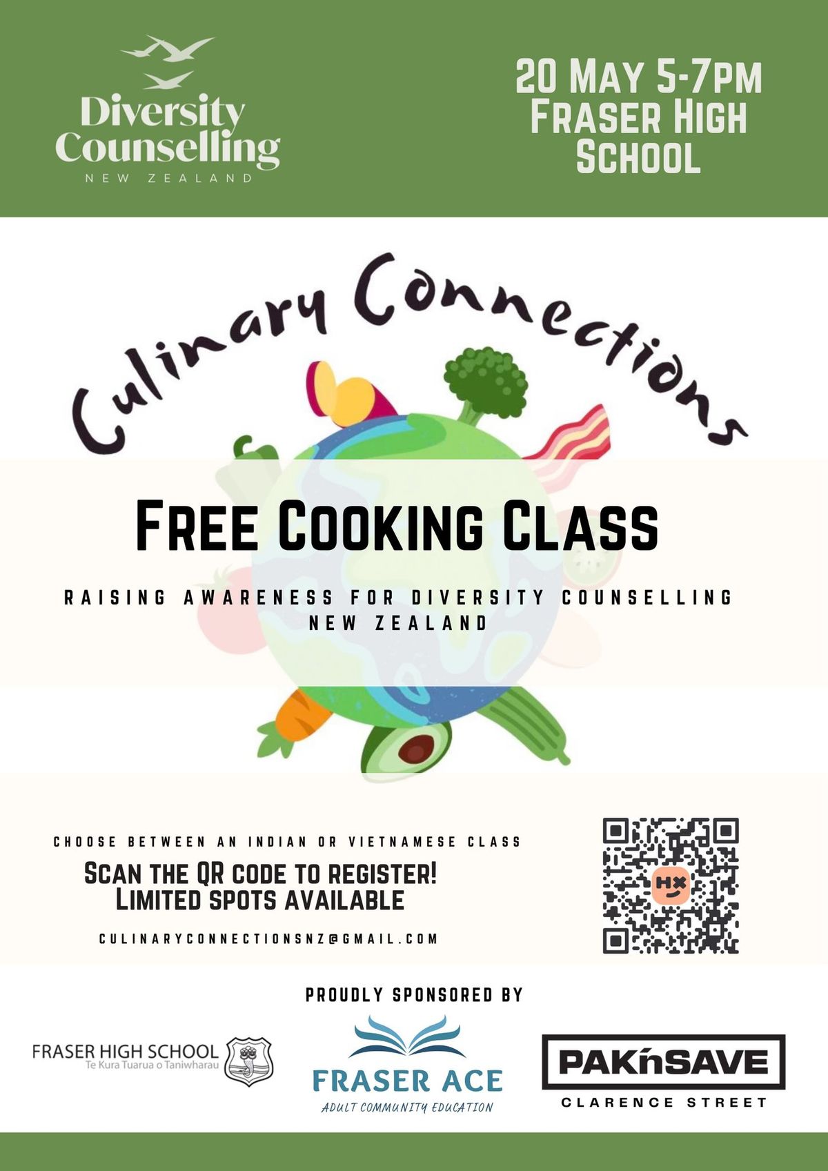 CULINARY CONNECTIONS - FREE COOKING CLASS 