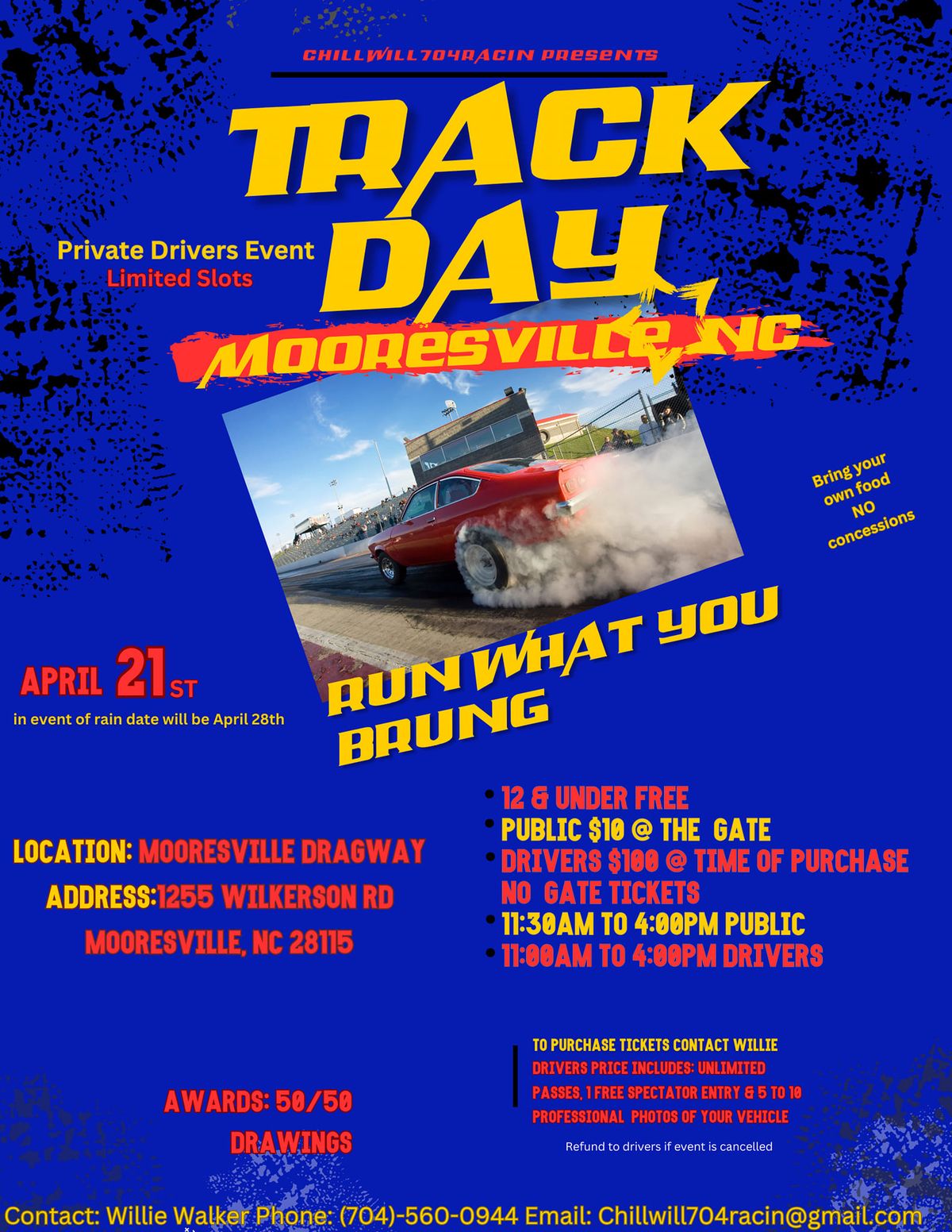 Run what you brung PRIVATE Track Event